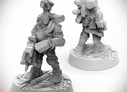 Gamers Guild AZ Archon Studios Starfinder: Dwarf Soldier (Pre-Order) ACD Distribution