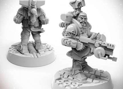 Gamers Guild AZ Archon Studios Starfinder: Dwarf Soldier (Pre-Order) ACD Distribution