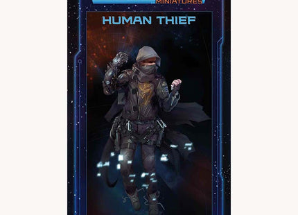 Gamers Guild AZ Archon Studios Starfinder Masterclass Miniatures - Human Thief GTS