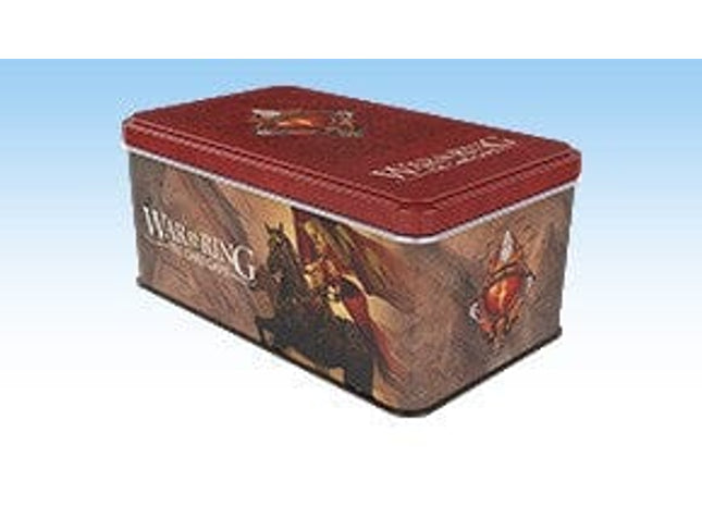 Gamers Guild AZ Ares Games War Of The Ring Card Game: Shadow Card Box And Sleeves (Red Bannerman Version) (Pre-Order) GTS