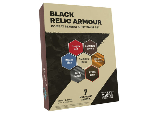 Gamers Guild AZ Army Painter Army Painter: Combat Se7ens: Black Relic Armour Set (Pre-Order) ACD Distribution