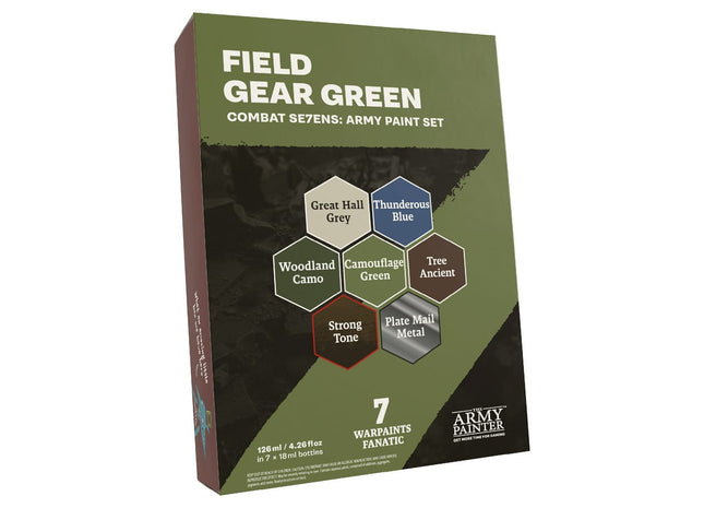 Gamers Guild AZ Army Painter Army Painter: Combat Se7ens: Field Gear Green Set (Pre-Order) ACD Distribution