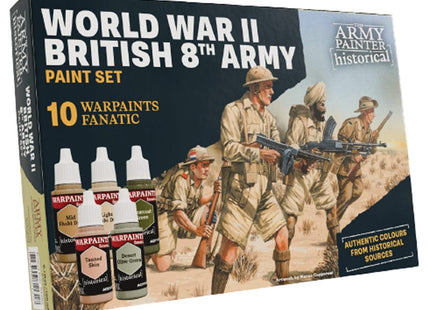 Gamers Guild AZ Army Painter Army Painter: Historical Series - WWII British 8th Army Paint Set (Pre-Order) ACD Distribution