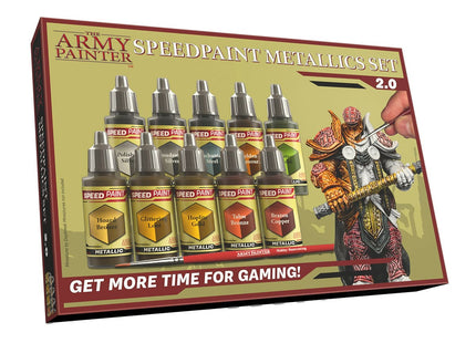 Gamers Guild AZ Army Painter Army Painter: Sets - Speedpaint 2.0 Metallic Paint Set Southern Hobby