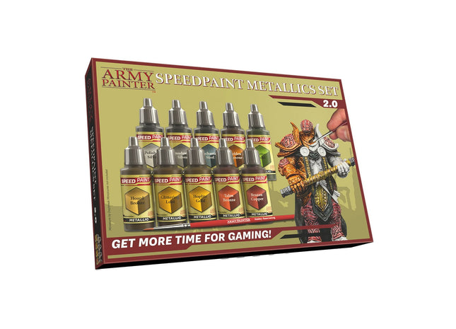 Gamers Guild AZ Army Painter Army Painter: Sets - Speedpaint 2.0 Metallic Paint Set Southern Hobby