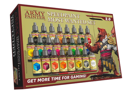 Gamers Guild AZ Army Painter Army Painter: Sets - Speedpaint 2.0 Most Wanted Paint Set Southern Hobby