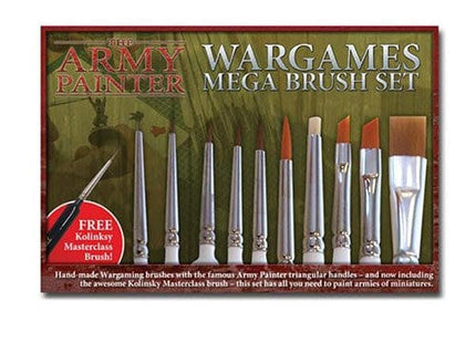 Gamers Guild AZ Army Painter Army Painter: Sets - Wargames Mega Brush Set Southern Hobby