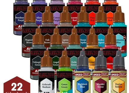 Gamers Guild AZ Army Painter Army Painter: Sets - Warpaints Air Most Wanted - Airbrush Paint Set Southern Hobby