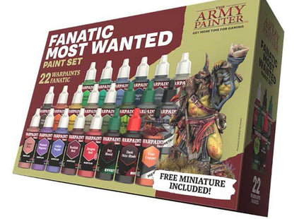 Gamers Guild AZ Army Painter Army Painter: Sets - Warpaints Fanatic - Most Wanted Paint Set (Pre-Order) GTS