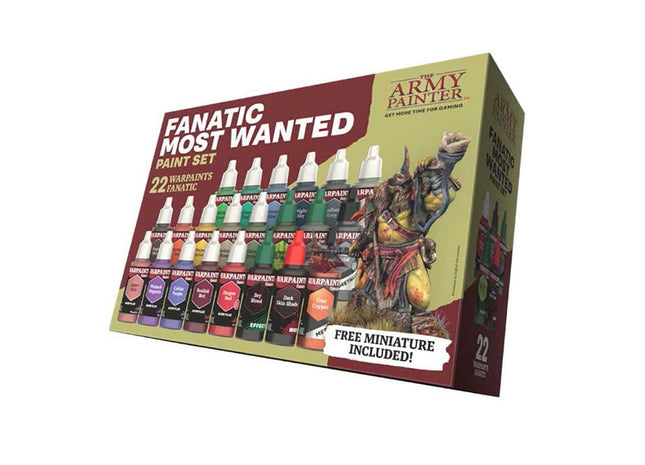 Gamers Guild AZ Army Painter Army Painter: Sets - Warpaints Fanatic - Most Wanted Paint Set (Pre-Order) GTS