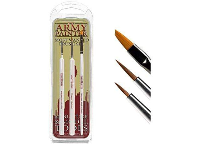 Gamers Guild AZ Army Painter Army Painter: Tools - Most Wanted Brush Set Southern Hobby