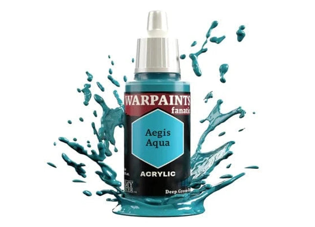 Gamers Guild AZ Army Painter Army Painter: Warpaints Fanatic: Acrylic - Aegis Aqua (18ml) Southern Hobby