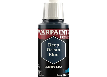 Gamers Guild AZ Army Painter Army Painter: Warpaints Fanatic: Acrylic - Deep Ocean Blue (18ml) (Pre-Order) GTS