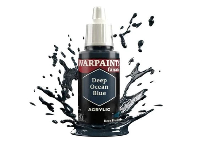 Gamers Guild AZ Army Painter Army Painter: Warpaints Fanatic: Acrylic - Deep Ocean Blue (18ml) Southern Hobby