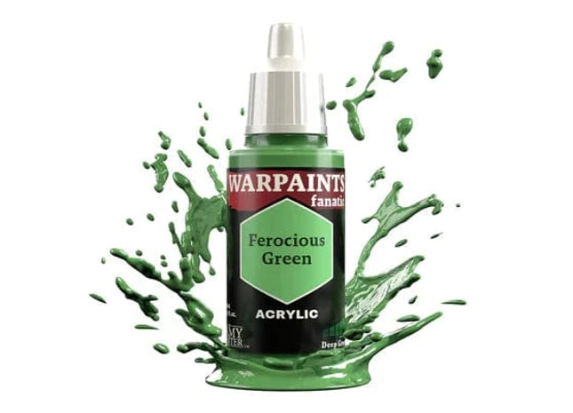 Gamers Guild AZ Army Painter Army Painter: Warpaints Fanatic: Acrylic - Ferocious Green (18ml) Southern Hobby