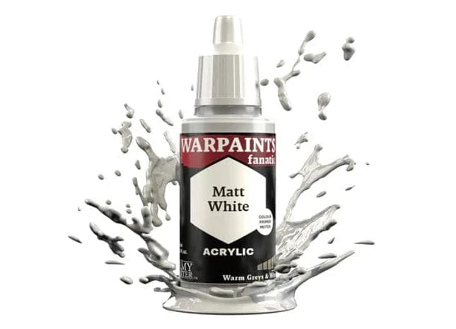 Gamers Guild AZ Army Painter Army Painter: Warpaints Fanatic: Acrylic - Matt White (18ml) Southern Hobby