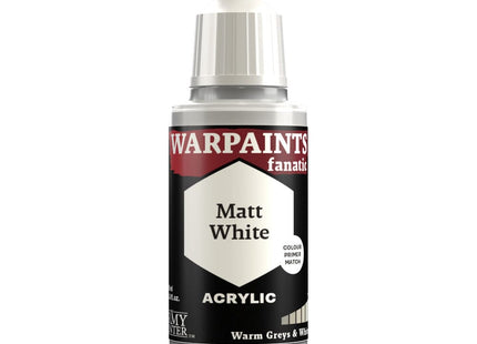 Gamers Guild AZ Army Painter Army Painter: Warpaints Fanatic: Acrylic - Matte White (18ml) (Pre-Order) GTS