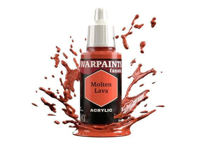 Gamers Guild AZ Army Painter Army Painter: Warpaints Fanatic: Acrylic - Molten Lava (18ml) Southern Hobby