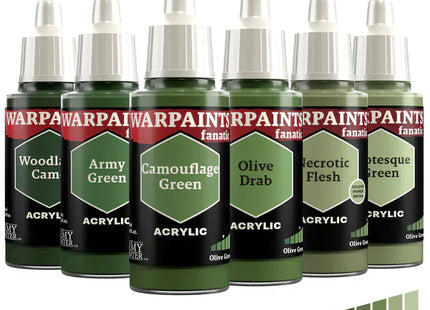 Gamers Guild AZ Army Painter Army Painter: Warpaints Fanatic: Flexible Triad - Olive Greens (Pre-Order) ACD Distribution