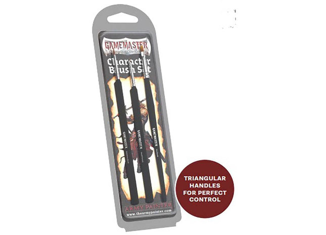 Gamers Guild AZ Army Painter Gamemaster: Brushes - Character Brush Set GTS