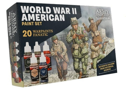 Gamers Guild AZ Army Painter Warpaints Fanatic: Historical - WWII American Paint Set (Pre-Order) AGD