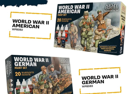 Gamers Guild AZ Army Painter Warpaints Fanatic: Historical - WWII British Paint Set (Pre-Order) AGD