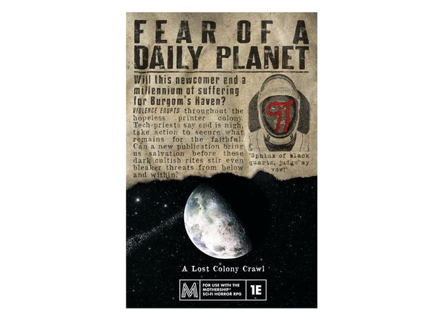 Gamers Guild AZ ATYPICALFAUX Fear of a Daily Planet RPG (Pre-Order) AGD