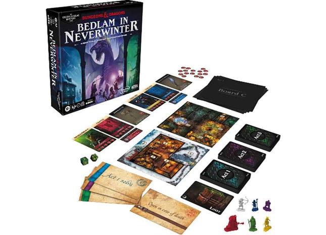 Gamers Guild AZ Avalon Hill Dungeons And Dragons: Bedlam In Neverwinter (Escape And Solve Mystery) (Pre-Order) GTS