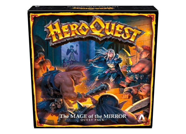Gamers Guild AZ Avalon Hill Heroquest : The Mage of the Mirror Quest Expansion Hasbro Inc