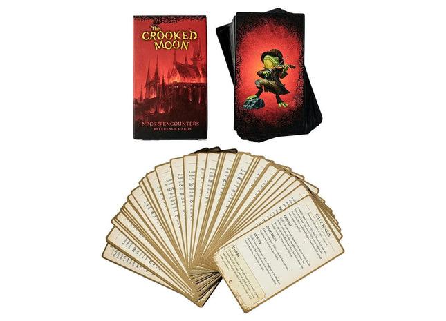 Gamers Guild AZ Avantris Entertainment D&D 5E: The Crooked Moon: NPCs & Encounters Reference Card Deck (Pre-Order) ACD Distribution