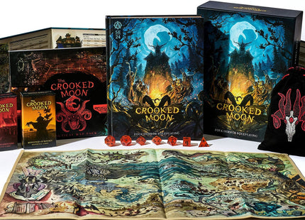 Gamers Guild AZ Avantris Entertainment The Crooked Moon: D&D 5e Folk Horror RPG - Box Set (Pre-Order) Southern Hobby