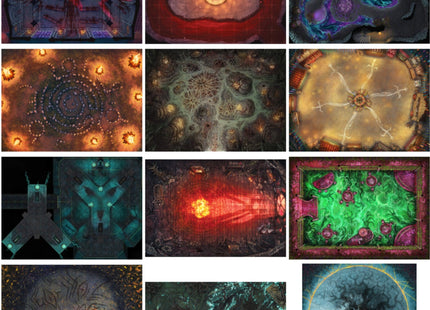 Gamers Guild AZ Avantris Entertainment The Crooked Moon: D&D 5e Folk Horror RPG - Tactical Map Pack (Pre-Order) Southern Hobby