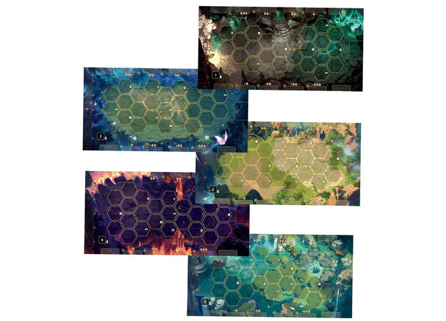 Gamers Guild AZ Awaken Realms Dragon Eclipse - Arena Playmats (5 Playmat Set) (Pre-Order) Asmodee