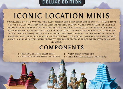 Gamers Guild AZ Bad Crow Games Avatar: Journey of Aang - Iconic Locations Pack - Painted Miniatures (Pre-Order) Quartermaster Direct