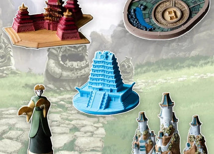 Gamers Guild AZ Bad Crow Games Avatar: Journey of Aang - Iconic Locations Pack - Painted Miniatures (Pre-Order) Quartermaster Direct