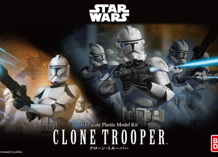 Gamers Guild AZ Bandai Action Figure: Star Wars - "Clone Trooper", Bandai Hobby 1/12th Scale Southern Hobby