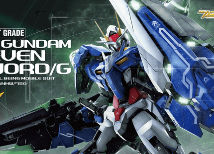 Gamers Guild AZ Bandai Bandai 1/60 PG: Gundam 00V Battlefield Record - 00 Gundam Seven Sword/G Model Kit Southern Hobby