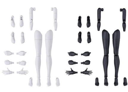 Gamers Guild AZ Bandai Bandai 30MS Option Parts #12 Arm/Leg Parts (White/Black) "30 Minute Sisters" Accessory Southern Hobby