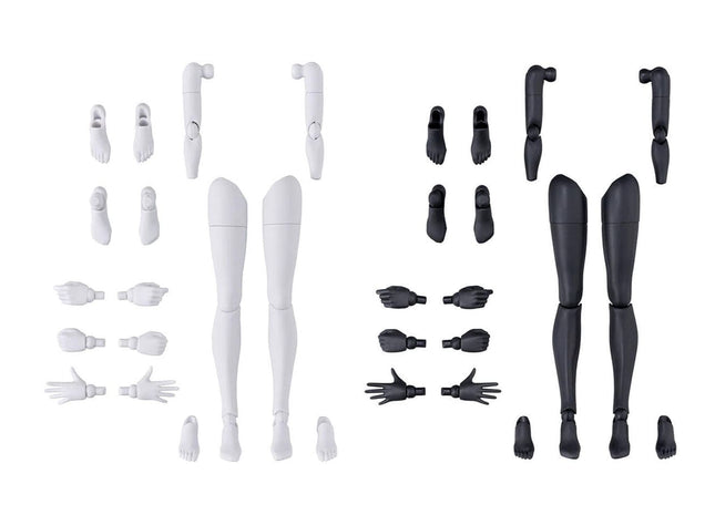 Gamers Guild AZ Bandai Bandai 30MS Option Parts #12 Arm/Leg Parts (White/Black) "30 Minute Sisters" Accessory Southern Hobby
