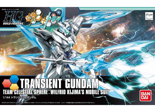 Gamers Guild AZ Bandai Bandai HGBF 1/144 #34 Transient Gundam "Gundam Build Fighters Try" Model Kit Southern Hobby