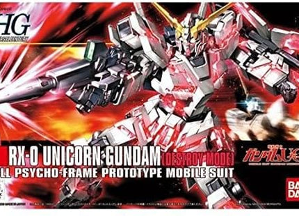Gamers Guild AZ Bandai Bandai HGUC 1/144 #100 Unicorn Gundam (Destroy Mode) "Gundam UC" Model Southern Hobby