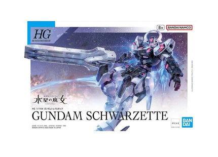 Gamers Guild AZ Bandai Bandai HGWFM 1/144 #25 Gundam Schwarzette "Witch from Mercury" Model Kit Southern Hobby