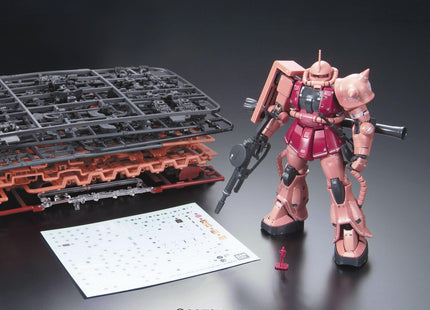 Gamers Guild AZ Bandai Bandai Hobby - Mobile Suit Gundam - #2 MS-06S Char's Zaku II, Spirits RG 1/144 Model Kit Southern Hobby