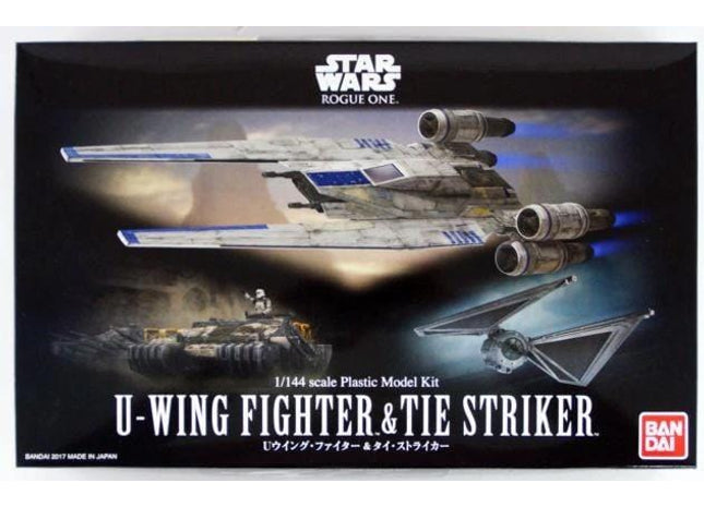 Gamers Guild AZ Bandai Bandai Hobby: Star Wars Model Kit - Rogue One: A Star Wars Story, U-Wing Fighter & Tie Striker 1/144 (Pre-Order) AGD