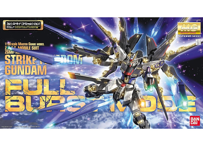 Gamers Guild AZ Bandai Bandai Hobby Strike Freedom Full Burst Mode Mobile Suit Gunudam Seed Destiny Model Kit (1/100 Scale) Southern Hobby