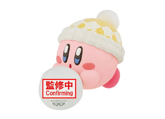 Gamers Guild AZ Bandai Banpresto Kirby Fluffy Puffy Mine Play in the Snow Kirby (Ver.A) Mini Figure JBK International