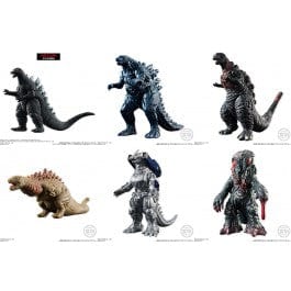 Gamers Guild AZ Bandai Co LTD Godzilla Soft Vinyl Figure Collection-  (Box of 10), Bandai Shokugan Collection Southern Hobby