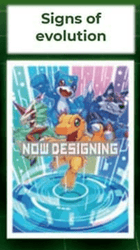 Gamers Guild AZ Bandai Digimon TCG: Official Sleeve Assortment 01 - Signs of Evolution (Pre-Order) GTS