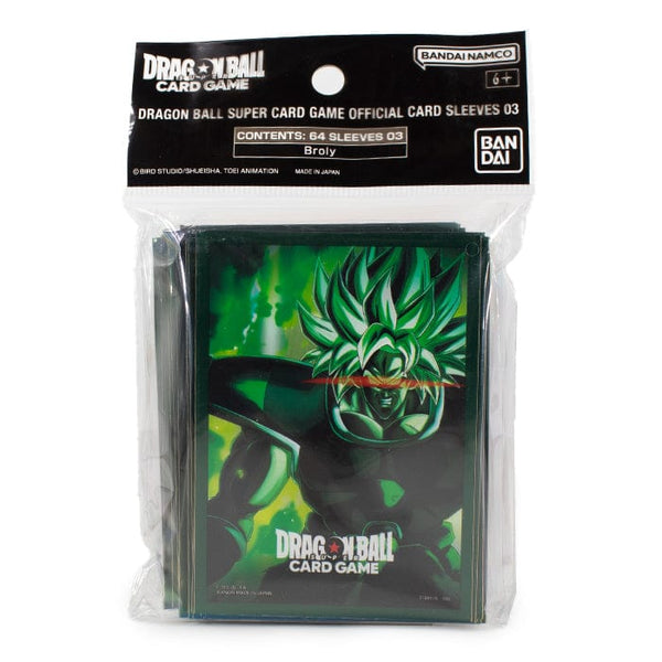 Dragon Ball Super Card Game Official Card Sleeves 03: Broly – Gamers Guild  AZ