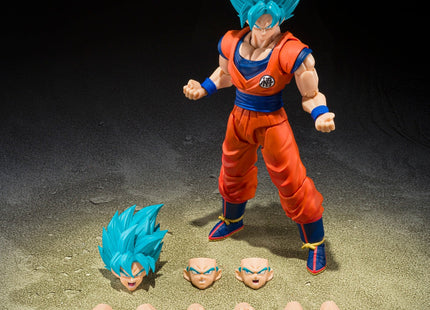 Gamers Guild AZ Bandai Figure: Dragon Ball Super - "Super Saiyan God Super Saiyan Son Goku [Blue Power Transcending Limits]", Tamashii Nations S.H. Figuarts Southern Hobby
